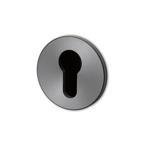 Escutcheon Plate / Euro Profile / Gun metal