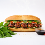 Banh Mi Nem Nuong (Grilled Pork Meatballs)